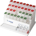 Medcenter Monthly Pill Box Organizer HSA/FSA, 4 Times a Day, Large 31 Daily Pill Cases with Compartments for Vitamins, Supplements, Medication, 31 Day Pill Organizer