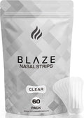 Nasal Strips for Snoring & Sleeping (60 PK) - Nose Strips for Breathing - Deviated Septum Tape & Sinus Congestion Relief for Adults - Improve Sleep Quality, Energy and Productivity, Lessen Snoring