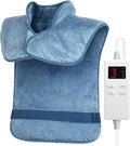 24"x33" Heating Pad for Neck and Shoulders and Back Pain Relief, Weighted Design Heating Pad for Muscle Pain, Christmas Gift for Women, 6 Temperature Settings & 4 Timers