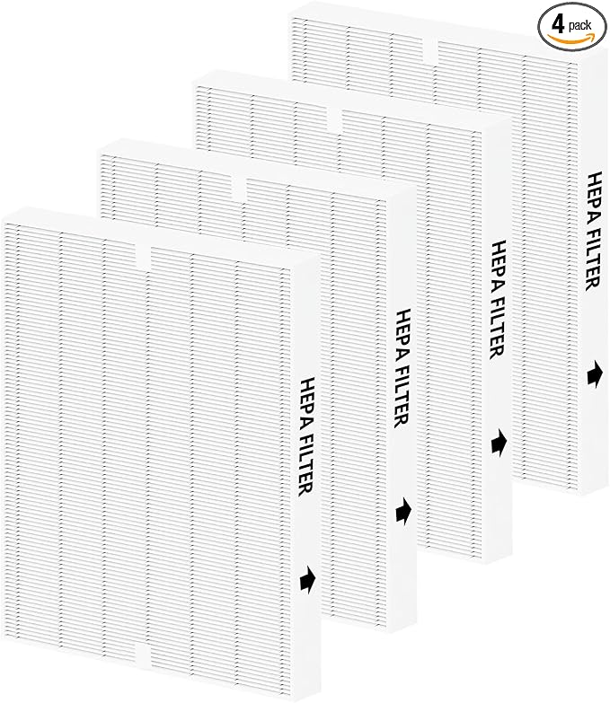 4 Pack AP-1512HH Replacement Filter for Coway Airmega AP-1512HH and Airmega 200M Series Air Purifiers (AP-1512HH, AP-1512HH-FP, AP-1518R, AP-1519P) by Funmit, Compared to Part # 3304899