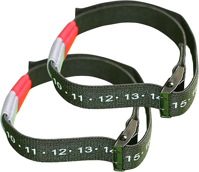 Premium Nylon & Metal Buckle BFR Bands | Blood Flow Restriction Bands for Occlusion Training Weight Lifting (Arms)
