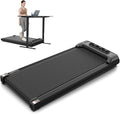 Under Desk Walking Pad for Home Office - 2.5 HP Portable Treadmill With 300 lb Capacity, Compact Jogging Running Machine, Remote Control and LED Display