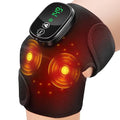 Cordless Knee Massager with Heat and Red Light, Knee Heating Pad for Knee Pain, Knee Massager for Pain Relief, 3 Heat Levels, 3 Massage Modes, 5000mAh Battery