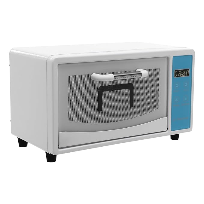 Sterilizer for Nail Tools, 10L Multifunctional Nail Tool Cleaning Machine, Nail Tool Sterilizer with 167℉ Hot Air, Adjustable Tiers, LED Display, For Hair, Salon, Spa, Nail, Salon (Blue)