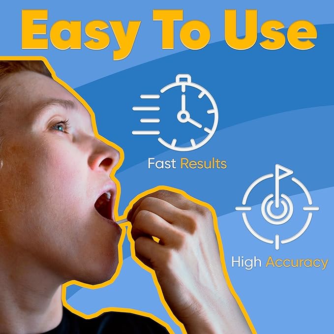 Prime Screen Saliva Alcohol Test Strip, High Accurate Home Test, Result in 2 Minutes - 25 Tests