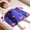 anfie Weighted Lap Pad 2 Pounds, Weighted Blanket (30"*40") Cooling Blanket for Sleeping,Weighted Throw Blanket for Travel Indoor Outdoor (Blue Ocean)