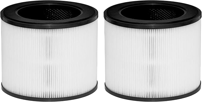 MA-22 True HEPA Replacement Filter, Compatible with MA Series MA-22 Air Purifier, 3-in-1 H13 True HEPA Filter and Activated Carbon Filter, 2 Pack