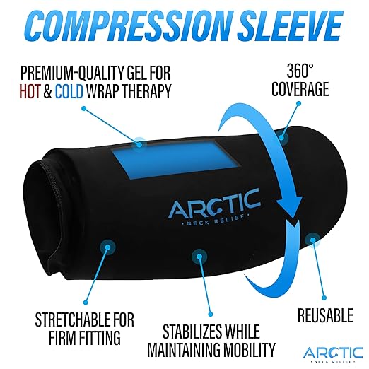 Value 2 Pack | Elbow Ice Pack Wrap & Knee Ice Pack Wrap - Ice Sleeves, Reusable Gel Ice Wrap, Elbow Cold Compression, (Large)
