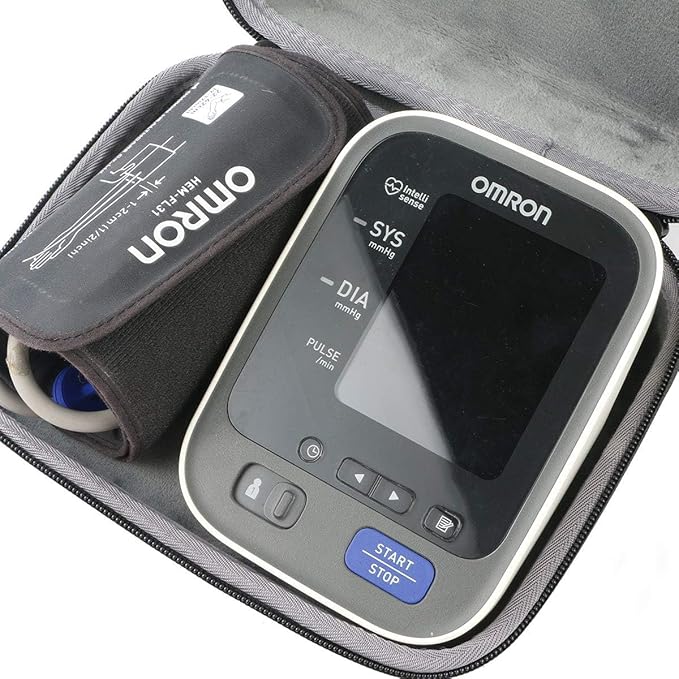 co2CREA Hard Case for OMRON 10 Series Upper Arm Blood Pressure Monitor Cuff BP785N / BP786 / BP786N, Portable Travel Case Replacement