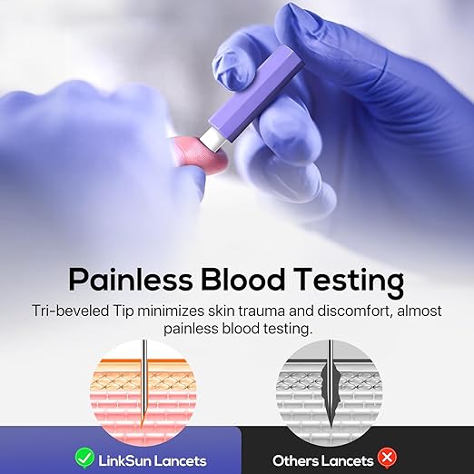 M26-K Blood Glucose & Ketone Testing Kit, 35 Safety Lancets, 25 Glucose Strips, 10 Ketone Strips, Travel Case, Glucose Control Solution, 2-IN-1 Glucose Ketone Meter, Home Use, No Coding, Large Display