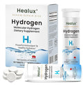 Hydrogen Water Tablets 12 PPM – Molecular H₂ Tablets with Magnesium | H2 TAB Antioxidant Support for Energy, Cellular Health, Recovery & Cognitive Function, 60 Count, Raspberry