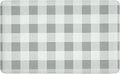 Anti Fatigue Kitchen Rugs Farmhouse Kitchen Mats for Floor,Cushioned Non-Slip Ergonomic Comfort Rug Standing Mat for Kitchen,Doing Dishes,Floor,Home,Office,Laundry,Plaid Grey,17.3"x 28"