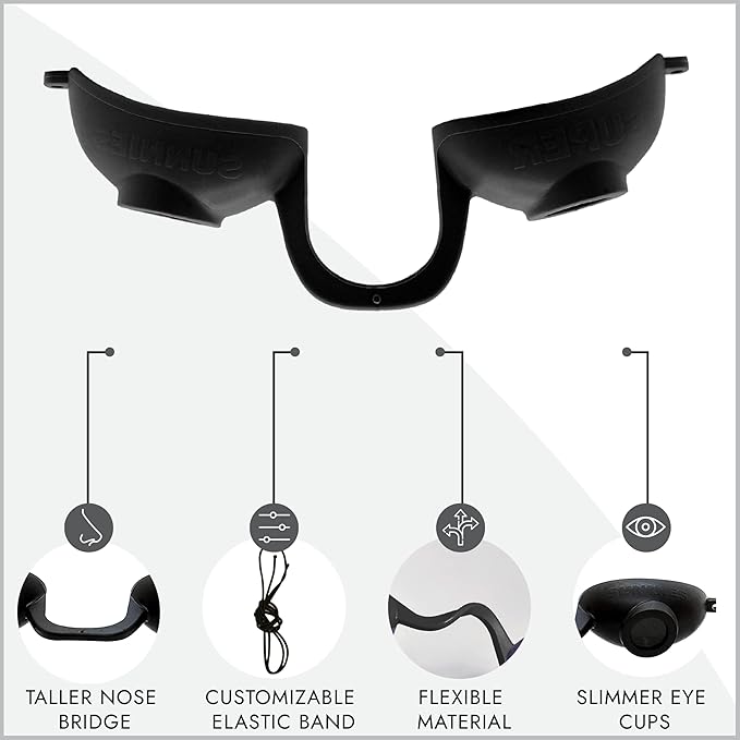 Super Sunnies EVO FLEX Flexible Tanning Bed Goggles Red Light Therapy Eye Protection UV Glasses, FDA Compliant - 4 Pack