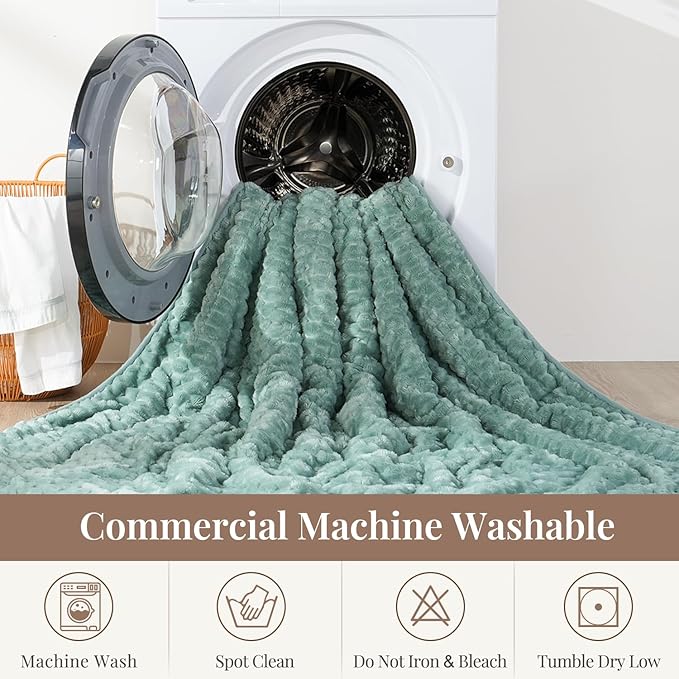Topblan Weighted Blanket for Adults, 48" x 72" 15lbs, Soft Sherpa Twin Size Heavy Blanket with 3D Jacquard Turtle Shell Flannel Fleece for Couch and Bed