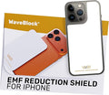 WAVEBLOCK EMF Blocker for Cell Phone - Made for iPhone 13/13 Pro - The Only Patented, Real Scientifically Backed, Lab-Tested 5G-Shield Sticker to Protect You & Your Loved Ones - USA Made White