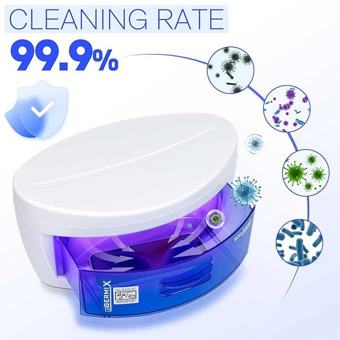 Sterilizer For Nail Tools,LXIANGN Large Capacity 8 W Multipurpose Nail Tools Cleaning Box Nail Sterilizer Cabinet Drawer For Barber Cutting Scissors Nipper Nail Art Tool