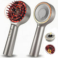 3 in 1 Scalp Massager Hair - 360° Hair Oil Applicator Electric Scalp Massager IPX7 Waterproof for Home & Travel(Silver)