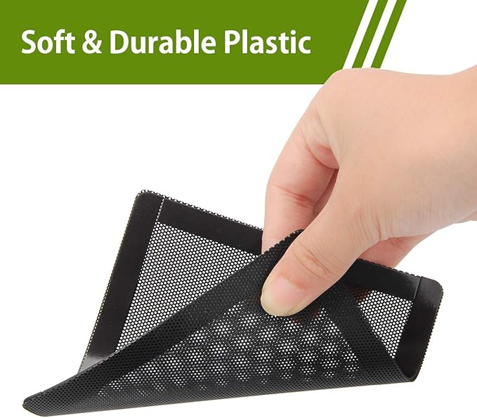 120mm 140mm PC Fan Dust Filter Magnetic Frame Computer Fan Grills Black Dust Mesh PC Cooler Filter Screen Dustproof Case Covers 5 Pack (140 * 140mm)