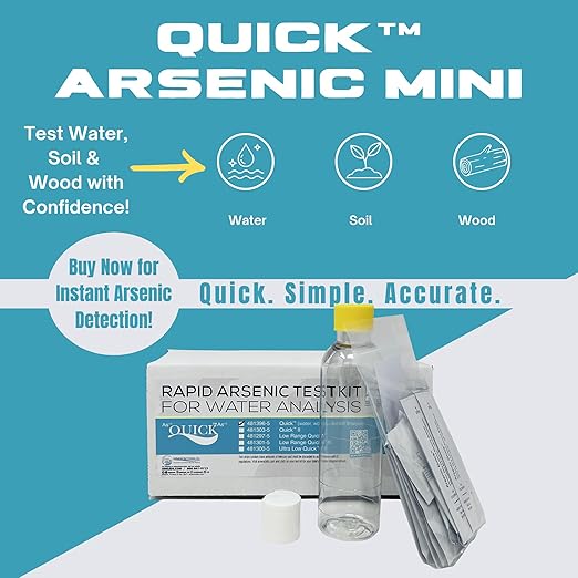 Industrial Test Systems Quick 481396-5 Arsenic for Water Quality Testing, 5 Tests, 12 Minutes Test Time