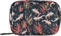Cute Axolotls and Sea Plants Travel Pill Box Organizer 7 Day Weekly Pill Case Portable Travel Vitamin Box Organizer