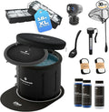 The Pod Company Pro Ice Pod Complete Cold Plunge Bundle – 100-Gallon Ice Bath with 18 Ice Bricks, Insulated Lid & Cover, Water Jet, Maintenance & Cleaning Kit, Thermometer & Floor Mat