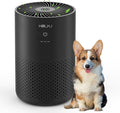 Air Purifiers for Home Bedroom,KQLKJ H13 True HEPA Air Purifier with Fragrance Sponge for Better Sleep, Pollen, Smoke, Dusts, Pets Dander, Odor, Small Air purifier for Office,Dorm Room(Black)