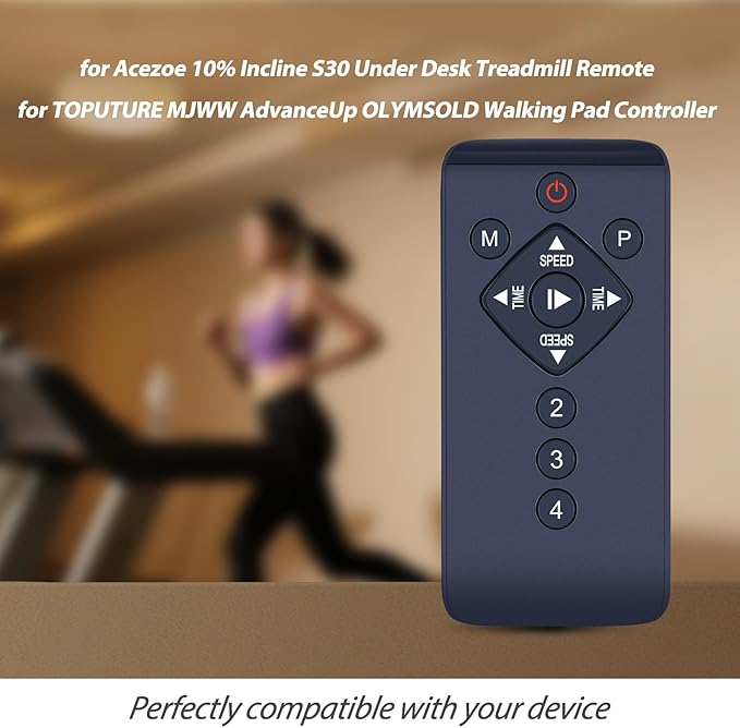 New Remote Control Replacement fit for Acezoe S30 S20 10% Incline Under Desk Treadmill, Orealla TD03-ET-165, TOPUTURE TP3, MJWW AdvanceUp OLYMSOLD Walking Pad Controller
