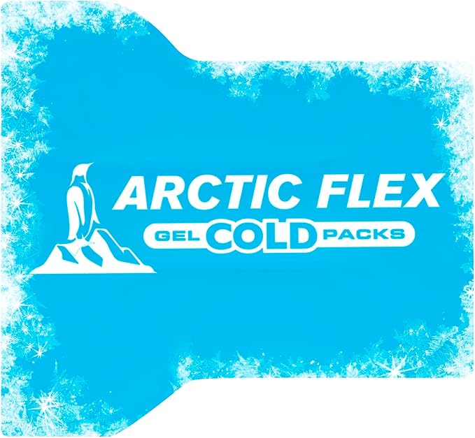 Arctic Flex Gel Replacement Packs - Ice Packs Reusable for Shoulder Ice Brace - Hot and Cold Gel Pack for Injuries, Pain Relief, Swelling - Flexible Therapy Compression Wrap - Athletic, Women, Men