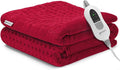 GENIANI Electric Heating Pad for Back Pain & Cramps Relief, Electric Throw, Auto Shut Off, Machine Washable, Moist Heat Pad for Neck & Shoulder - Mothers Day Gifts, 12x24 Viva Magenta