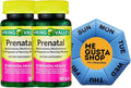 Spring Valley Multimineral Prenatal Multivitamin Tablets Dietary Supplement 100 Count Pack of 2 Includes Pill Organizer