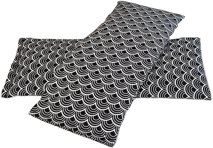 Eye Pillows 2 Microwavable for Yoga, Cold or Hot Therapy. Relieve Puffy or Dry Eyes. Eye Pads For Relaxing Warmth, Cooling Relief.