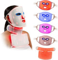 Lifepro Red Light Therapy Mask –Revitaglow Infrared Red Light Therapy for Face and Neck - LED Mask with 3 to 4 Modes – 2000mAh Battery & Auto-Timer - for Daily Skin Wellness and Comfort