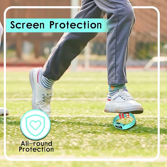 Silicone Bands Compatible with Fitbit Ace 3, Waterproof Soft Replacement Bands for Kids Boys Girls Bracelet Accessories Sports Band
