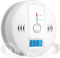 Carbon Monoxide Detectors, CO Detector Battery Powered, Carbon Monoxide Alarm with Sensitive CO Sensor, LCD Display and Sound Warning for Home, Bedroom, Kitchen