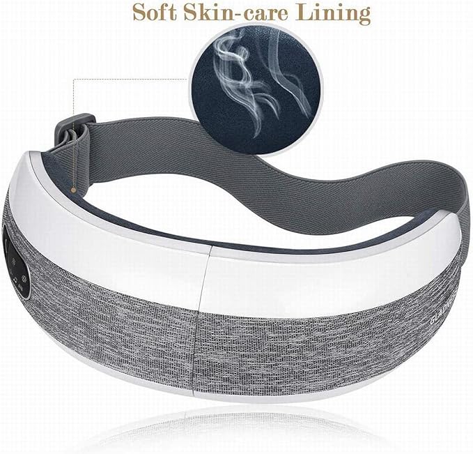Eye Massager with Heat for Relief,Heated Eye Mask with Music Eye Care Device for Eye Strain,Great Gift Idea