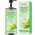 Conductive-Gel-for-Face-Microcurrent, 13.5 Oz Large Bottle Hydrating Massage Gel Serum for Facial Machine Device, Leave-On Gel Primer for Face,Hyaluronic Acid,Aloe Vera,Vitamin E