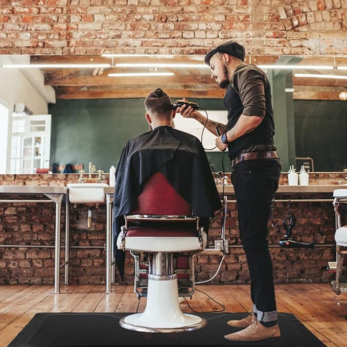 New BestSalon 5' x 3' 7/8" Thick Barber Salon Anti Fatigue Floor Mat