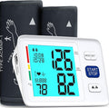 Blood Pressure Monitor for Home Use Extra Large Cuff Automatic Digital Blood Pressure Machine 9-17''&13-21''Adjustable Blood Pressure Cuff- Backlit Display 2x500 Memories 4AAA Batteries Carrying Case1
