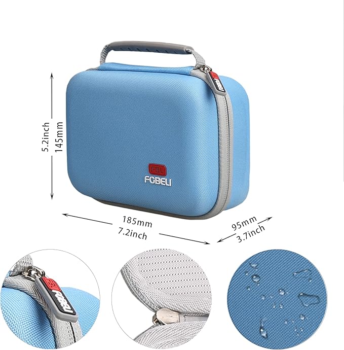 FBLFOBELI Hard Carrying Case Replacement for iHealth Track Smart Upper Arm Blood Pressure Monitor, Bluetooth Blood Pressure Cuff Machine, Protective Travel Storage Bag (Case Only)