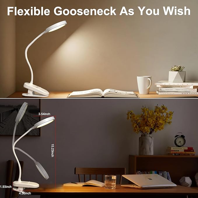 Red Light Therapy 625nm, LED Happy Lamp 4500K, Sleep Aid Lamp Blue Light Blocking Dimmable for Deep Relaxation Travel Meditation and Yoga, Reading (White)