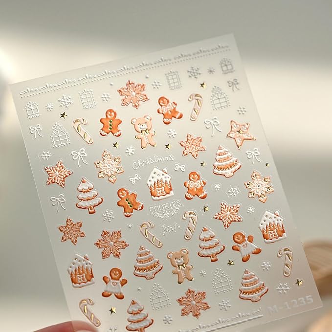 Small Cute Sticker 3D Relief Design Decals for iPhone 17 PRO / 17 PROMAX Cell Phone Camera Screen Lens,for NintendSwitch Game Handle Controllers，Scrapbooking Laptop Diary Planner Collage DIY (M-1235)