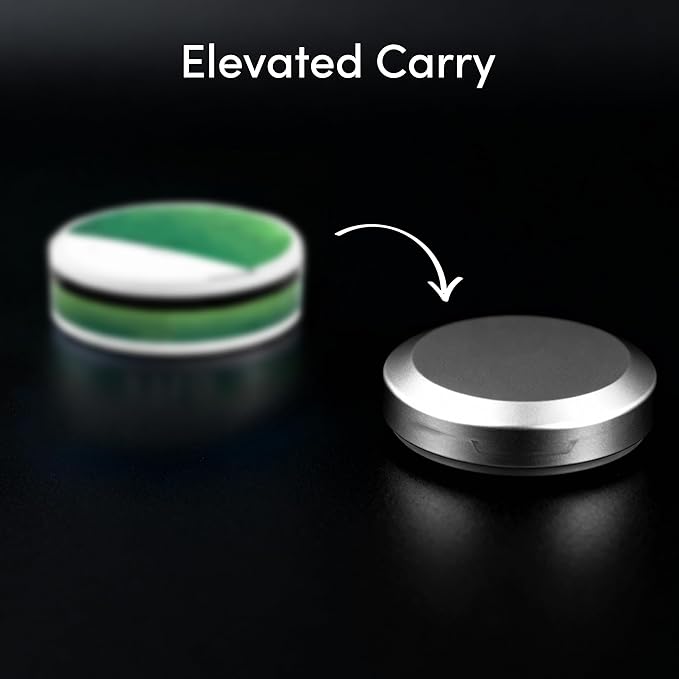 Aluminum Pouch Can – Slim Metal Snus Container for Pouches | Core Series | Silver