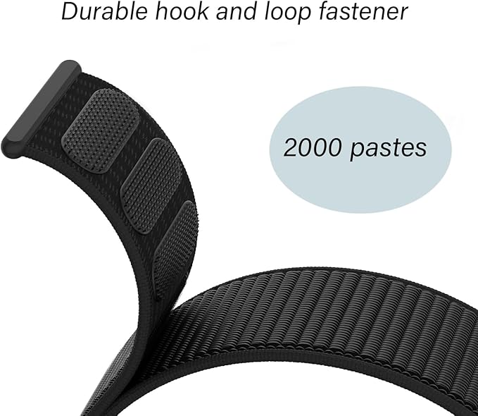[2 Pack] Bicep Band Compatible with Amazfit Helio Strap Fitness Tracker,Breathable Hook&Loop Nylon Sport Style