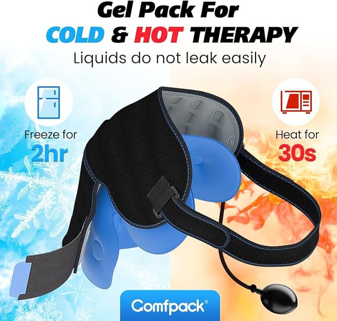 Shoulder Ice Pack Wrap, Compression Shoulder Brace for Rotator Cuff and Arm, Hot & Cold Therapy Gel Ice Pack for Swelling, Surgery, Tendonitis, Bursitis