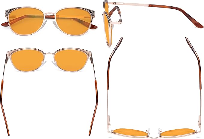 Eyekepper Oversize Butterfly Design Blue Light Glasses - Computer Screen Eyegalsses Women
