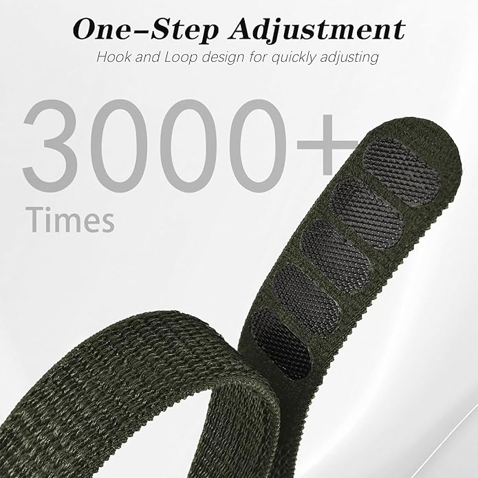 HSWAI Sport Nylon Loop Compatible with Hume Band Replacement, Soft Breathable Lightweight Strap Wristband for Hume Health Band Fitness Tracker Women Men