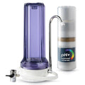 iSpring CT10-CL 7-Stage Countertop Water Filter System, pH-Balanced, Reduces Heavy Metals, VOCs, Chloramines, Lead, Bad Odor, and Chlorine, Up to 12 Months, 2.5" x 10", Clear (Filter Included)