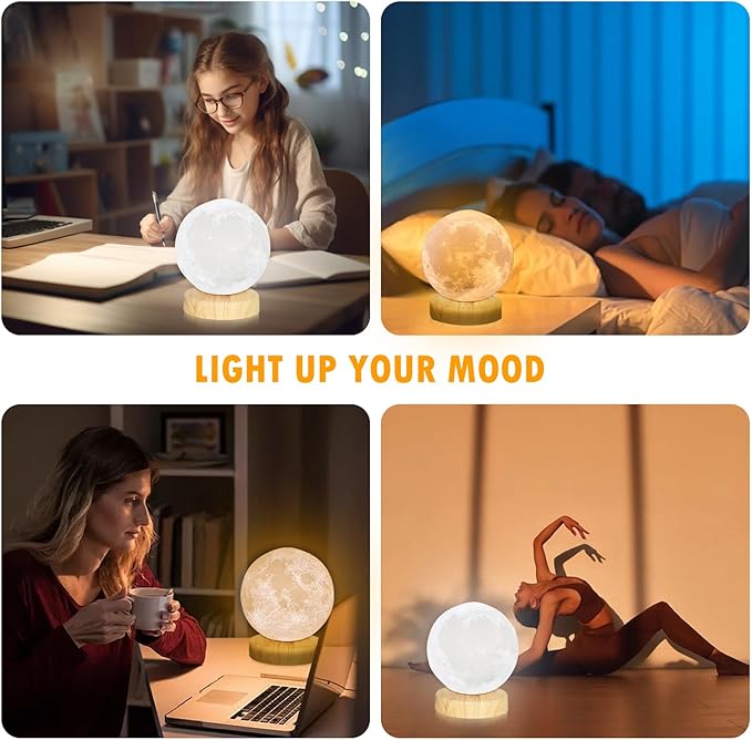 RscCleaner Light Therapy Lamp®, Happy Sun Lamp 10000 Lux with 3 Color Temperatures, Adjustable Brightness,Timer & Memory Function, Happy Sunlight Lamp with Remote Control for Home Office Decoration