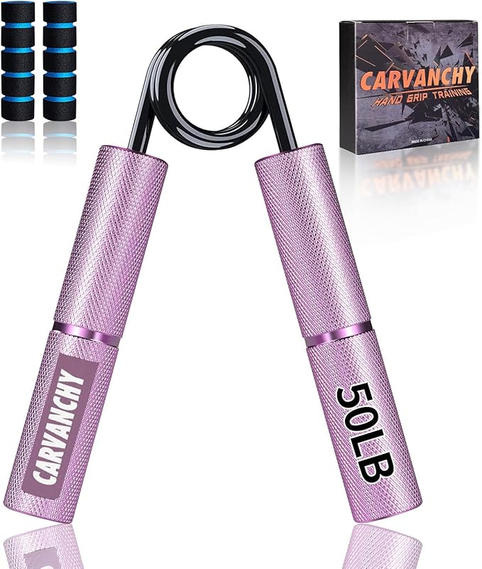 Grip Strength Trainer Set, 50-350LB, Wrist Forearm Strengthener, Metal No Slip, Hand Grip Gripper Strengthener for Strength Training and Exercise, Hand Workout Squeezer Grip Strength