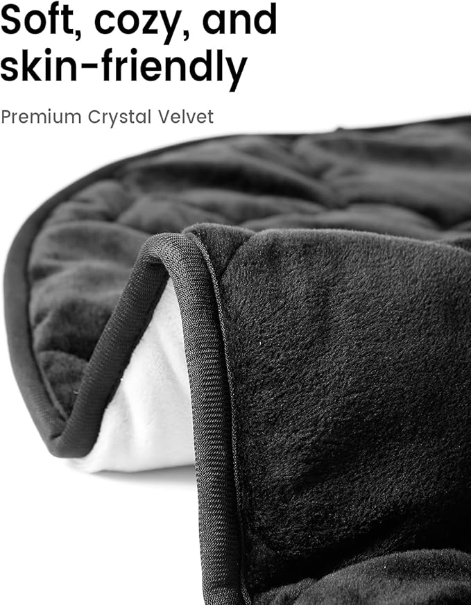 immtree Weighted Heating Pad for Deeper Pain Relief, 5lbs XXXL Size(29x24) with Fast Heat Technology, Heated Blankets for Adults, Relief for Back and Shoulder and Knee